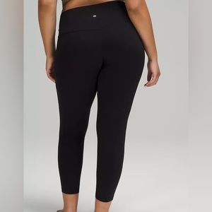 Lululemon ,size 6 ,length 25 ,black ,align leggings